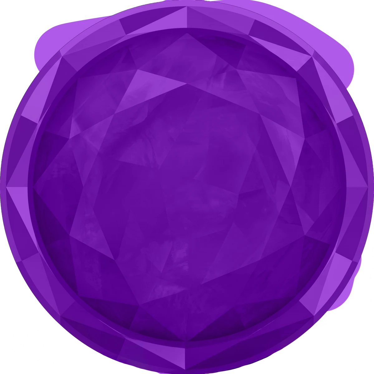 Faceted purple gem echoing the gem symbols that fill Starburst's reels